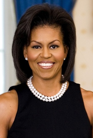 Michelle Obama, dvouřadý 8mm choker